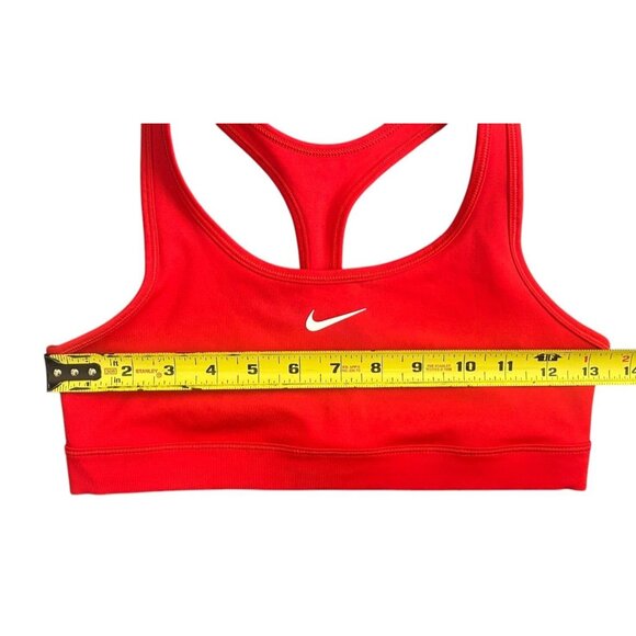 Nike Dri-fit Girls Kids Training Sports Bra Red FJ716-657 Size Large - Picture 6 of 8